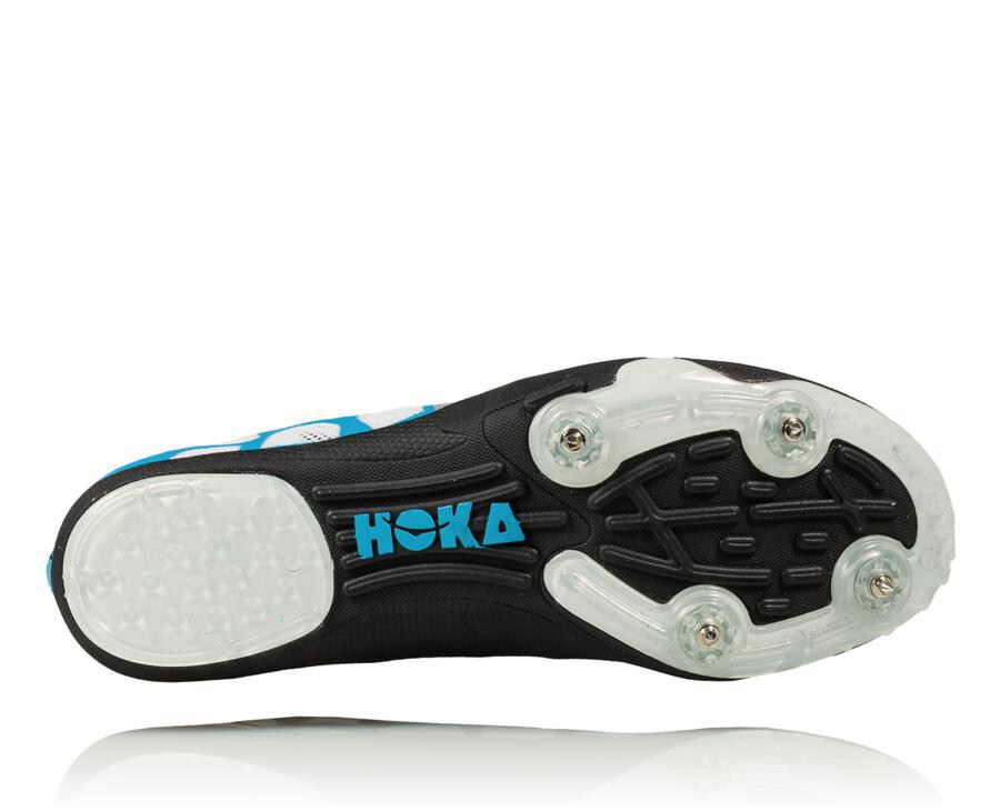 Zapatillas Atletismo Hoka One One Mujer - Rocket X - Blancas/Azules - FVH549367